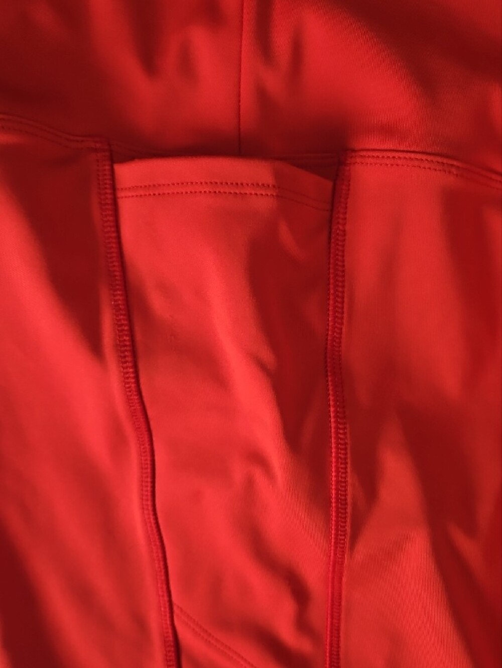 PINK Victoria's Secret Red/Pink Active Leggings & Sports Bra Set - Picture 6 of 7